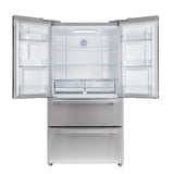 FORNO Appliance Package - 48" Gas Range, Range Hood, 36" Refrigerator, Dishwasher, Microwave Drawer, AP-FFSGS6239-48-4