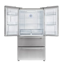 FORNO Appliance Package - 36" Dual Fuel Range, Dishwasher, 36" Refrigerator, FBDL-004-02CAUS