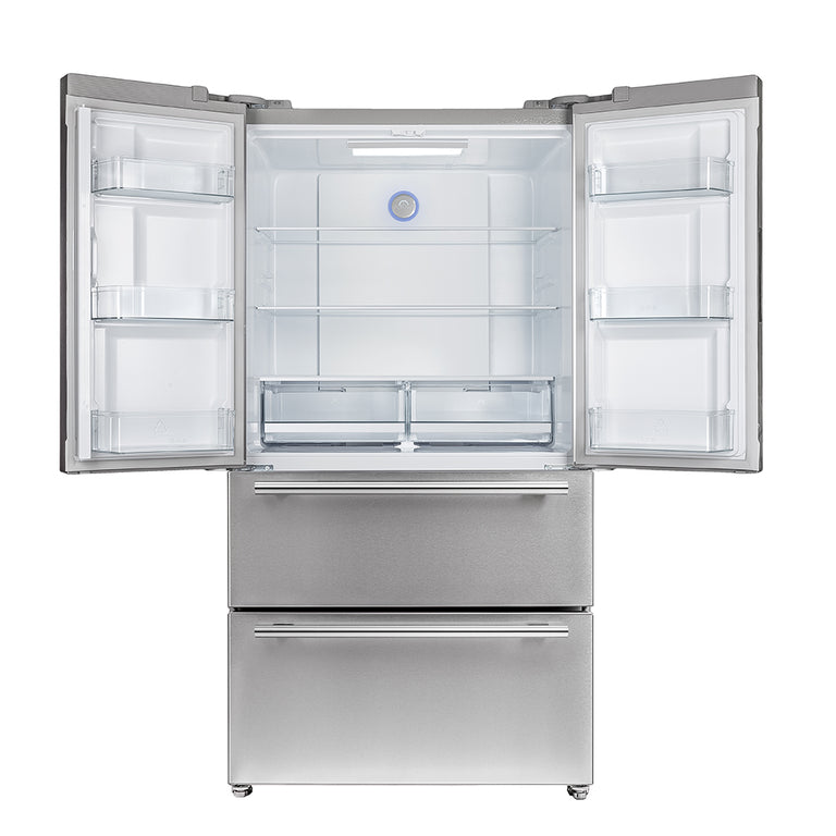 FORNO Appliance Package - 30" Gas Range with Airfryer, Range Hood, 36" Refrigerator, AP-FFSGS6276-30-10