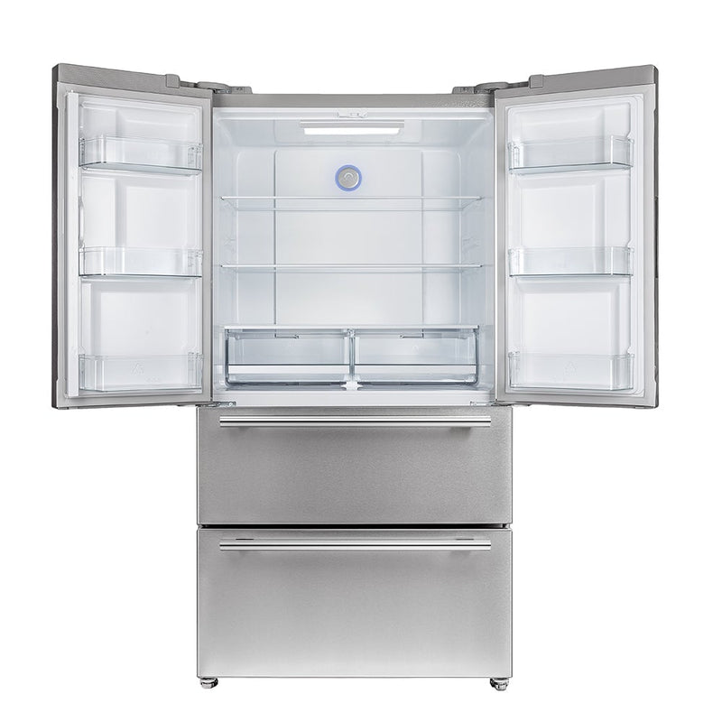 FORNO Appliance Package - 30" Gas Range with Airfryer, Range Hood, 36" Refrigerator, Dishwasher, AP-FFSGS6276-30-11