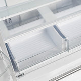 FORNO Espresso Package - 36" Refrigerator and Dishwasher in White with Antique Brass Handles