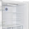FORNO Espresso Moena 36" 19.2 cu. ft. Refrigerator with Ice Maker in White with Antique Brass Handles, FFRBI1820-36WHT