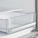 FORNO Moena 40" 19.2 cu. ft. French Door Built-In Refrigerator in Stainless Steel with Ice Maker and Grill Trim Kit, FFRBI1820-40SG