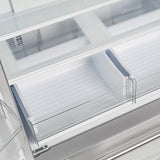 FORNO Moena 40" 19.2 cu. ft. French Door Built-In Refrigerator in Stainless Steel with Ice Maker and Grill Trim Kit, FFRBI1820-40SG