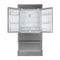 FORNO Moena 40" 19.2 cu. ft. French Door Built-In Refrigerator in Stainless Steel with Ice Maker and Grill Trim Kit, FFRBI1820-40SG