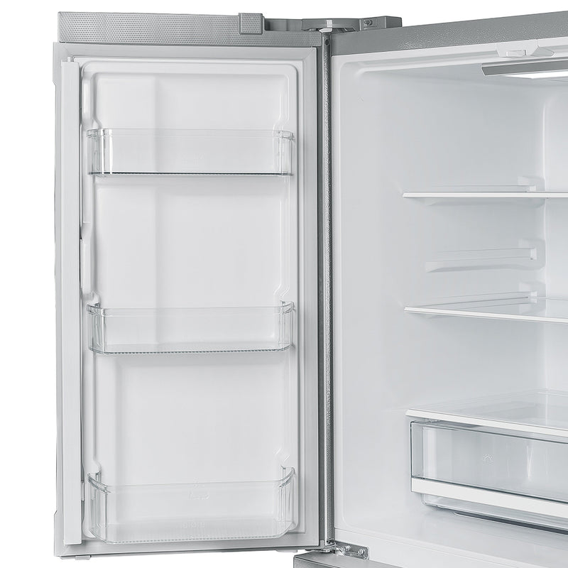 FORNO Moena 40" 19.2 cu. ft. French Door Built-In Refrigerator in Stainless Steel with Ice Maker and Grill Trim Kit, FFRBI1820-40SG