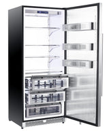 FORNO Colone 30" 14.6 cu.ft. Freestanding Refrigerator in Stainless Steel, FFRBI1821-30S