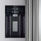 FORNO Salerno 36" 20 cu. ft. Side-by-Side Built-In Refrigerator with Water and Ice Dispenser, FFRBI1844-36SB