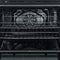 FORNO Espresso Leonardo 30" 5 cu. ft. Electric Range in Black with Antique Brass Handles, FFSEL6012-30BLK