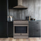 FORNO Espresso Leonardo 30" 5 cu. ft. Electric Range in Stainless Steel with Silver Handles, FFSEL6012-30