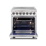 FORNO Massimo 30" 4.32 cu. ft. Freestanding Electric Range with 5 Elements, FFSEL6020-30