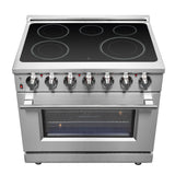 FORNO Massimo 36" 5.36 cu. ft. Freestanding Electric Range with 5 Elements, FFSEL6020-36
