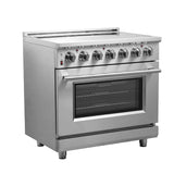 FORNO Massimo 36" 5.36 cu. ft. Freestanding Electric Range with 5 Elements, FFSEL6020-36