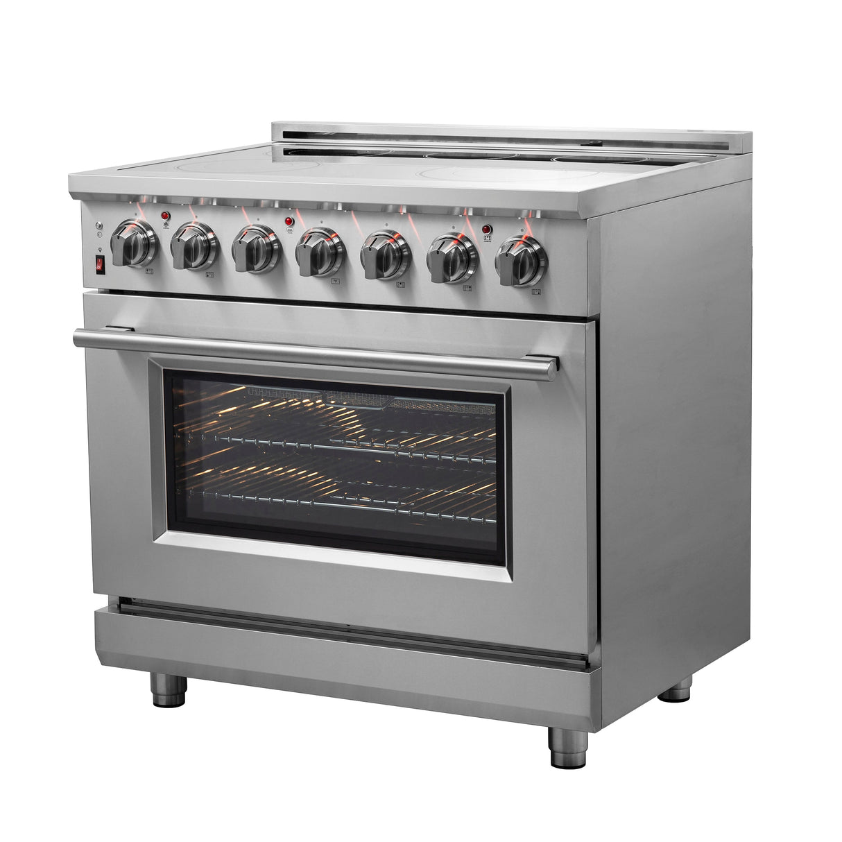 FORNO Massimo 36" 5.36 cu. ft. Freestanding Electric Range with 5 Elements, FFSEL6020-36