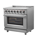 FORNO Massimo 36" 5.36 cu. ft. Freestanding Electric Range with 5 Elements, FFSEL6020-36