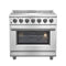 FORNO Massimo 36" 5.36 cu. ft. Freestanding Electric Range with 5 Elements, FFSEL6020-36