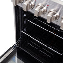 FORNO Pallerno 20" 2.05 cu.ft. Freestanding Electric Range with 4 Elements in Stainless Steel, FFSEL6052-20