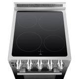 FORNO Pallerno 20" 2.05 cu.ft. Freestanding Electric Range with 4 Elements in Stainless Steel, FFSEL6052-20