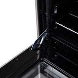 FORNO Loiano 24" 2.3 cu. ft. Freestanding Electric Range with 4 Element Burners in Stainless Steel, FFSEL6069-24