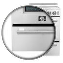 FORNO Loiano 24" 2.3 cu. ft. Freestanding Electric Range with 4 Element Burners in Stainless Steel, FFSEL6069-24