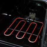 FORNO Loiano 24" 2.3 cu. ft. Freestanding Electric Range with 4 Element Burners in Stainless Steel, FFSEL6069-24