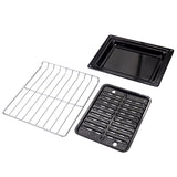 FORNO Loiano 24" 2.3 cu. ft. Freestanding Electric Range with 4 Element Burners in Stainless Steel, FFSEL6069-24