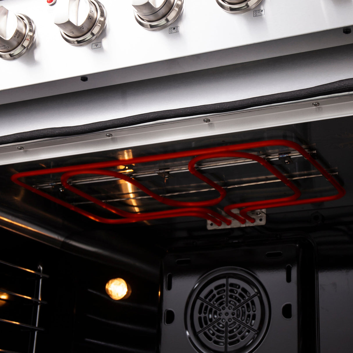 FORNO Galiano 36" 5.36 cu. ft. Freestanding Electric Range with 5 Elements in Stainless Steel, FFSEL6083-36