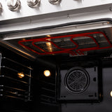 FORNO Galiano 30" 4.32 cu. ft. Freestanding Electric Range with French Door in Stainless Steel, FFSEL6917-30