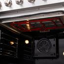 FORNO Galiano 30" 4.32 cu. ft. Freestanding Electric Range with French Door in Stainless Steel, FFSEL6917-30