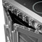FORNO Galiano 36" 5.36 cu. ft. Freestanding Electric Range with French Door in Stainless Steel, FFSEL6917-36
