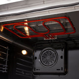 FORNO Galiano 36" 5.36 cu. ft. Freestanding Electric Range with French Door in Stainless Steel, FFSEL6917-36