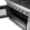 FORNO Galiano 36" 5.36 cu. ft. Freestanding Electric Range with French Door in Stainless Steel, FFSEL6917-36