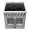 FORNO Massimo 30" 4.32 cu. ft. Freestanding French Door Electric Range with 5 Elements, FFSEL6955-30