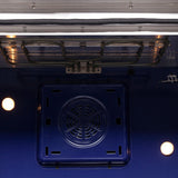 FORNO Massimo 36" 5.36 cu. ft. Freestanding French Door Electric Range with 5 Elements, FFSEL6955-36