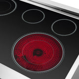 FORNO Massimo 36" 5.36 cu. ft. Freestanding French Door Electric Range with 5 Elements, FFSEL6955-36