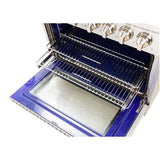 FORNO Massimo 36″ 5.36 cu. ft. Freestanding Dual Fuel Range with 6 Burners, FFSGS6125-36