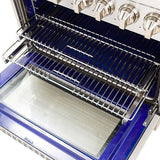 FORNO Massimo 30" 4.32 cu. ft. Freestanding Dual Fuel Range with 5 Burners, FFSGS6125-30