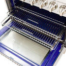 FORNO Massimo 30" 4.32 cu. ft. Freestanding Dual Fuel Range with 5 Burners, FFSGS6125-30