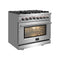 FORNO Massimo 30" 4.32 cu. ft. Freestanding Dual Fuel Range with 5 Burners, FFSGS6125-30