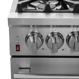 FORNO Massimo 36″ 5.36 cu. ft. Freestanding Dual Fuel Range with 6 Burners, FFSGS6125-36