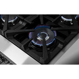 FORNO Massimo 36″ 5.36 cu. ft. Freestanding Dual Fuel Range with 6 Burners, FFSGS6125-36