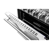 FORNO Massimo 36″ 5.36 cu. ft. Freestanding Dual Fuel Range with 6 Burners, FFSGS6125-36