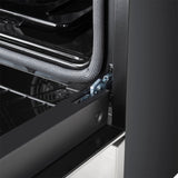 FORNO Espresso Leonardo 30" 5 cu. ft. Gas Range in Stainless Steel with Silver Handles, FFSGS1116-30