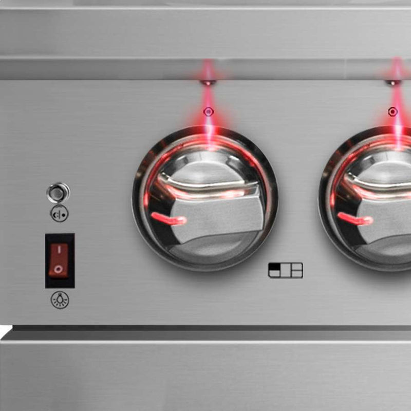FORNO Massimo 36″ 5.36 cu. ft. Freestanding Dual Fuel Range with 6 Burners, FFSGS6125-36