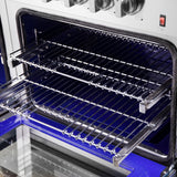 FORNO Massimo 60″ 8.64 cu. ft. Freestanding Dual Fuel Range with 10 Burners, FFSGS6125-60