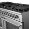 FORNO Massimo 60″ 8.64 cu. ft. Freestanding Dual Fuel Range with 10 Burners, FFSGS6125-60