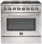 FORNO Appliance Package - 36 Inch Dual Fuel Range, Wall Mount Range Hood, Dishwasher, AP-FFSGS6156-36-2