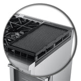 FORNO Lazio 30" 4.32 cu. ft. Dual Fuel Range with 5 Italian Burners in Stainless Steel, FFSGS6196-30