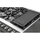 FORNO Appliance Package - 48" Gas Range, Wall Mount Range Hood, AP-FFSGS6239-48