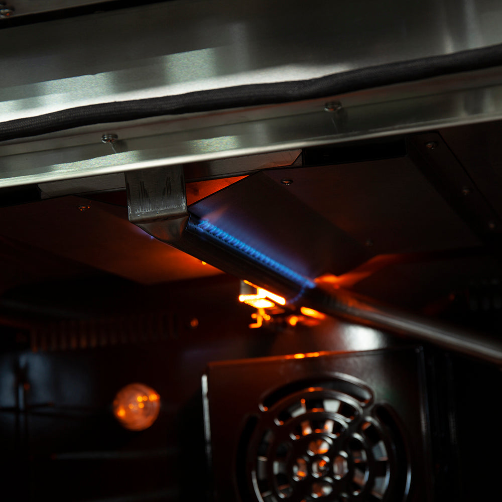 FORNO Galiano 36" 5.36 cu. ft. Gas Range with 6 Italian Burners in Stainless Steel, FFSGS6244-36